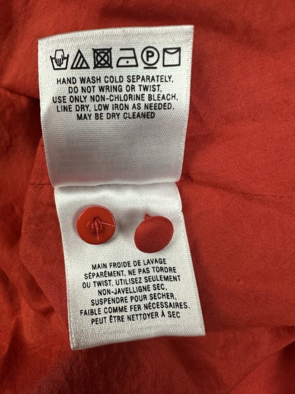Anthro Moulinette Soeurs Melora Sweet Enticement Dress Womens Size 6 Red-Orange - Picture 9 of 15